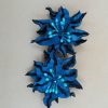 Auskari “Zieds”- koši zils